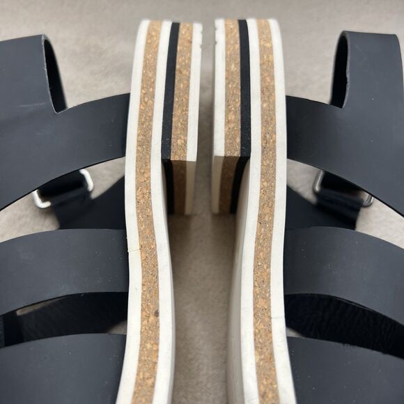 NEW Robert Clergerie Bruce Black Nubuck Leather Sandals Men EU‎ 42 US 9 Casual main image 13